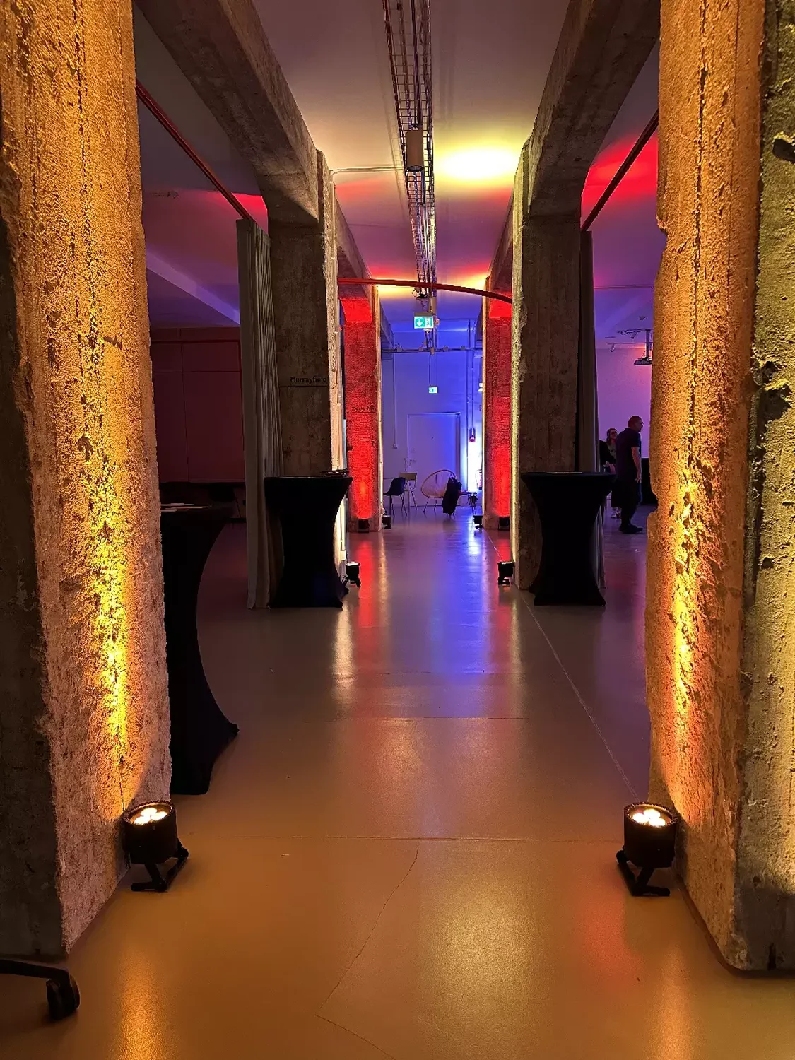 Lichttechnik in einer Veranstaltung von MS-Events